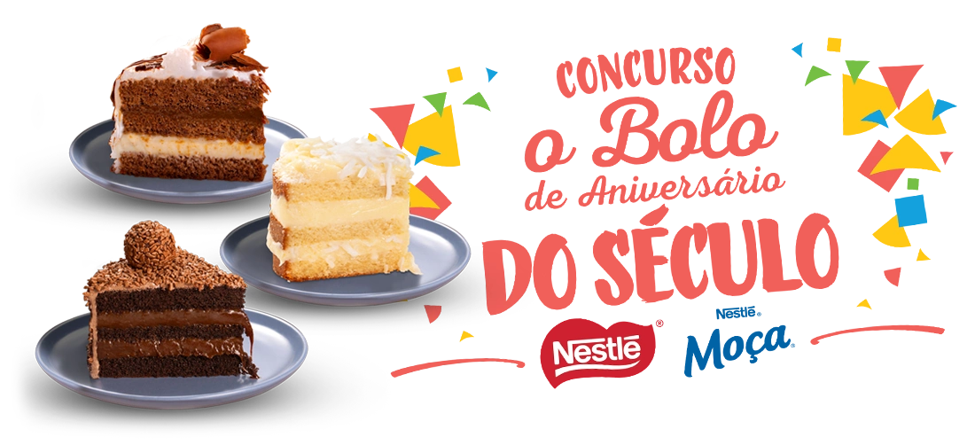 Concurso o Bolo de ANIVERSÁRIO do Século
